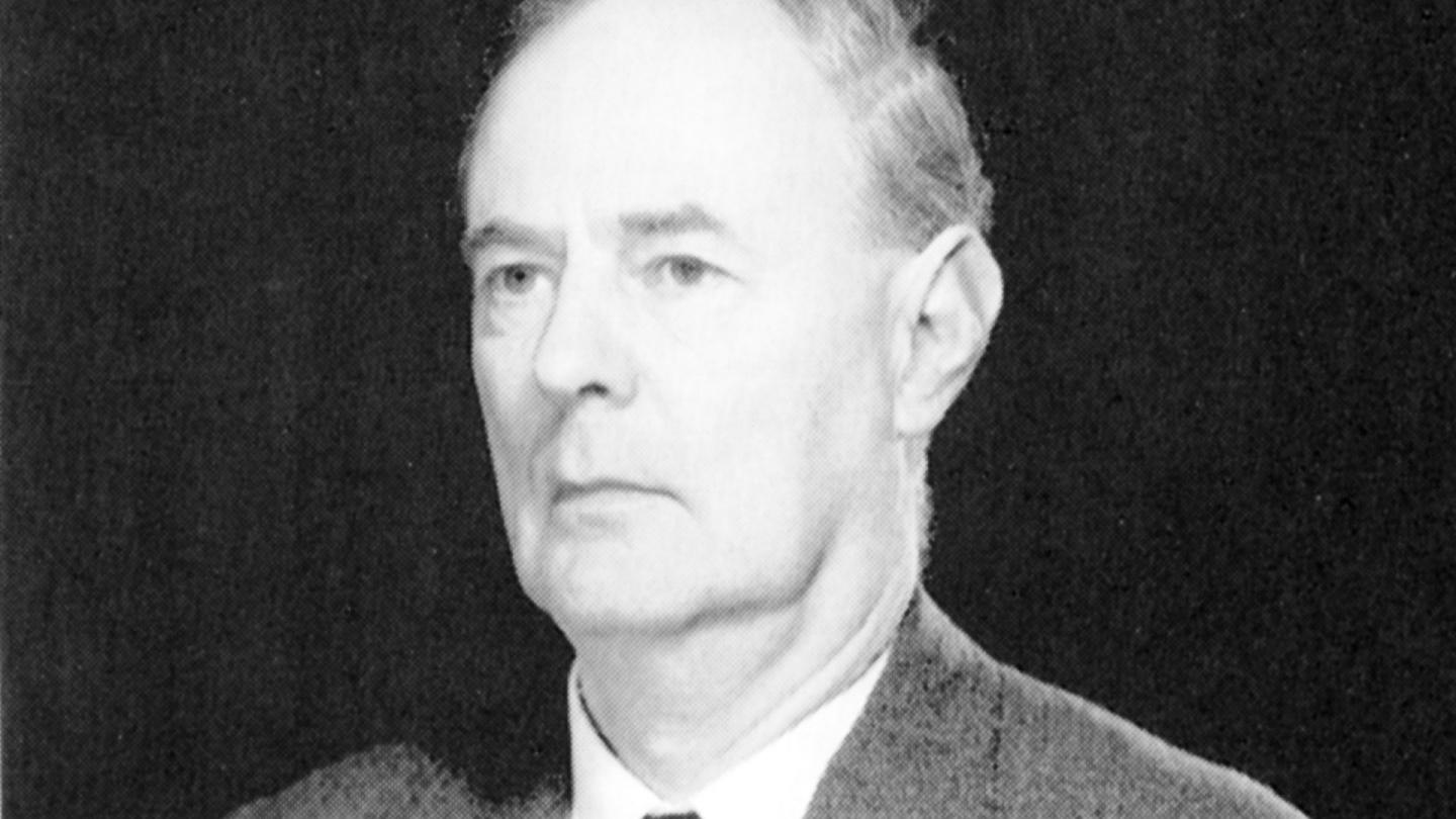 Portrait image of Harry Grylls, the inventor of the first Bentley V8