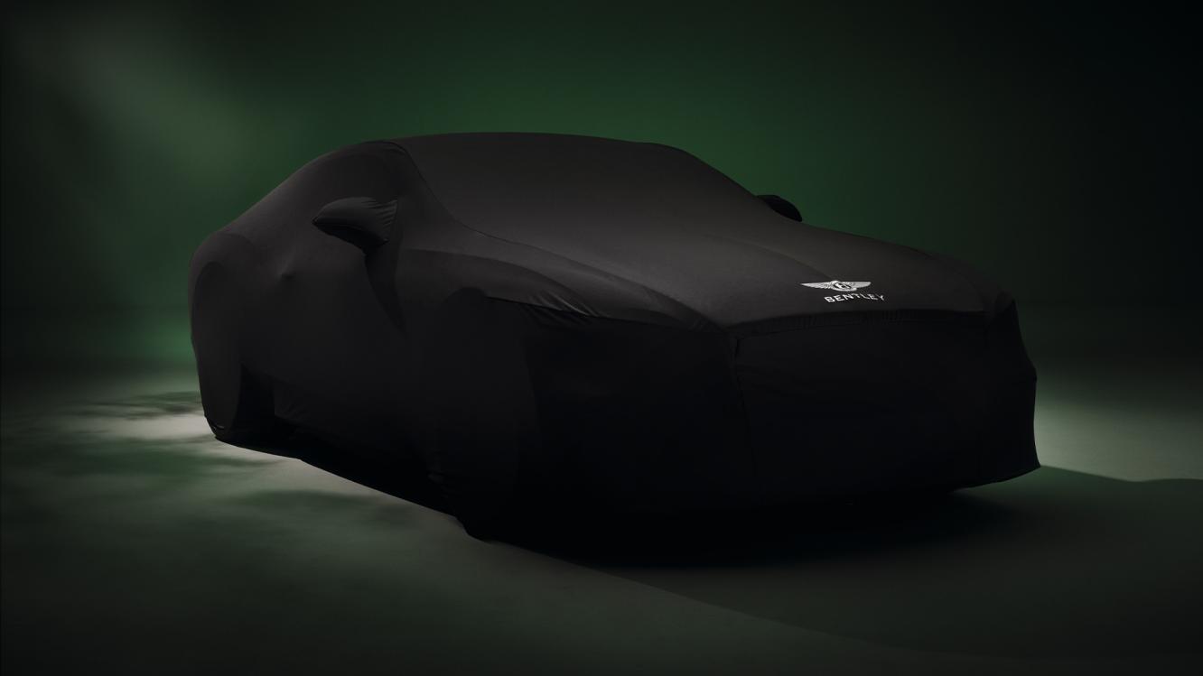 The new indoor fitted car cover available with the new Bentley Continental GTC Speed