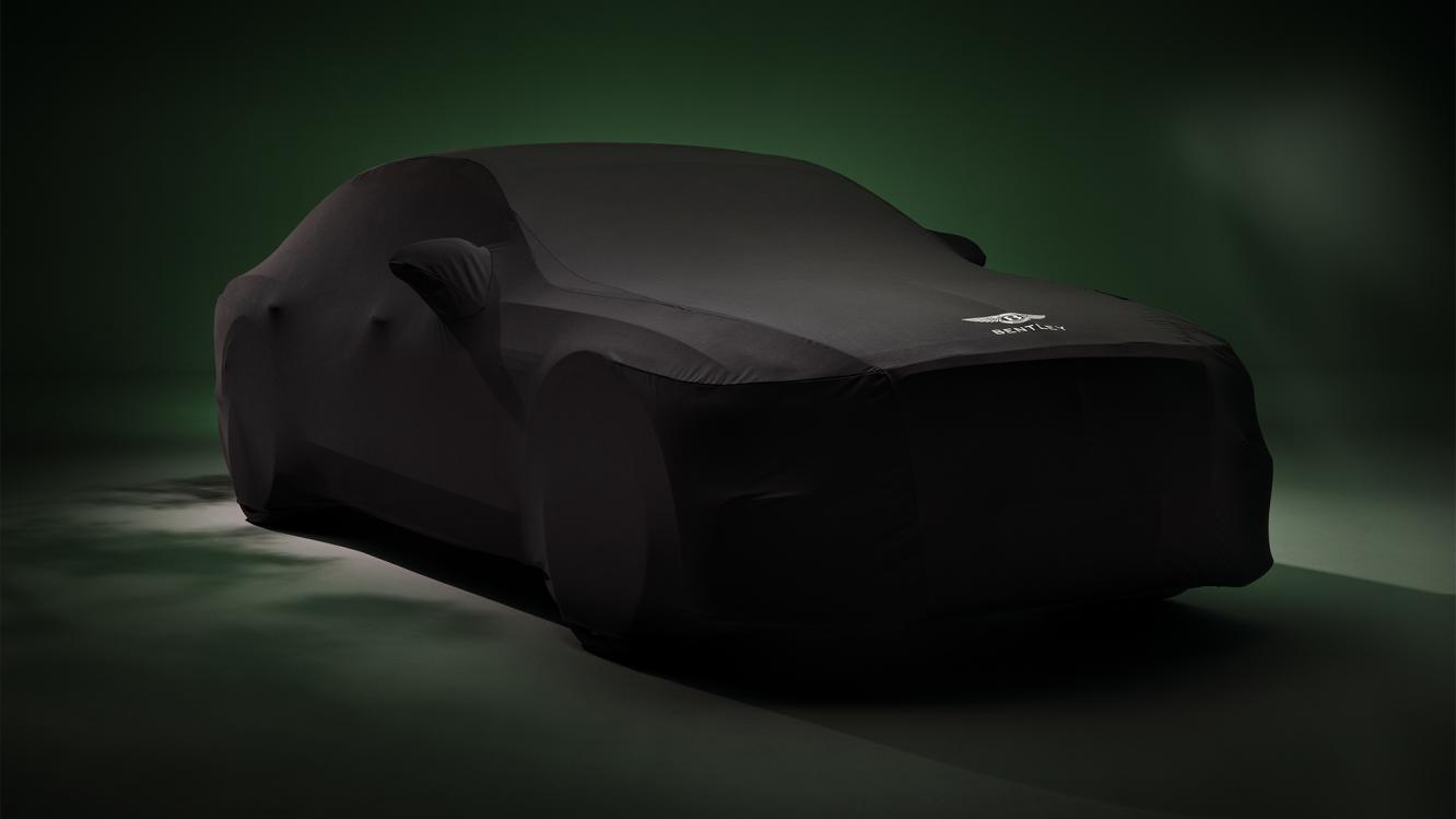 New Flying Spur Speed fitted inside car cover