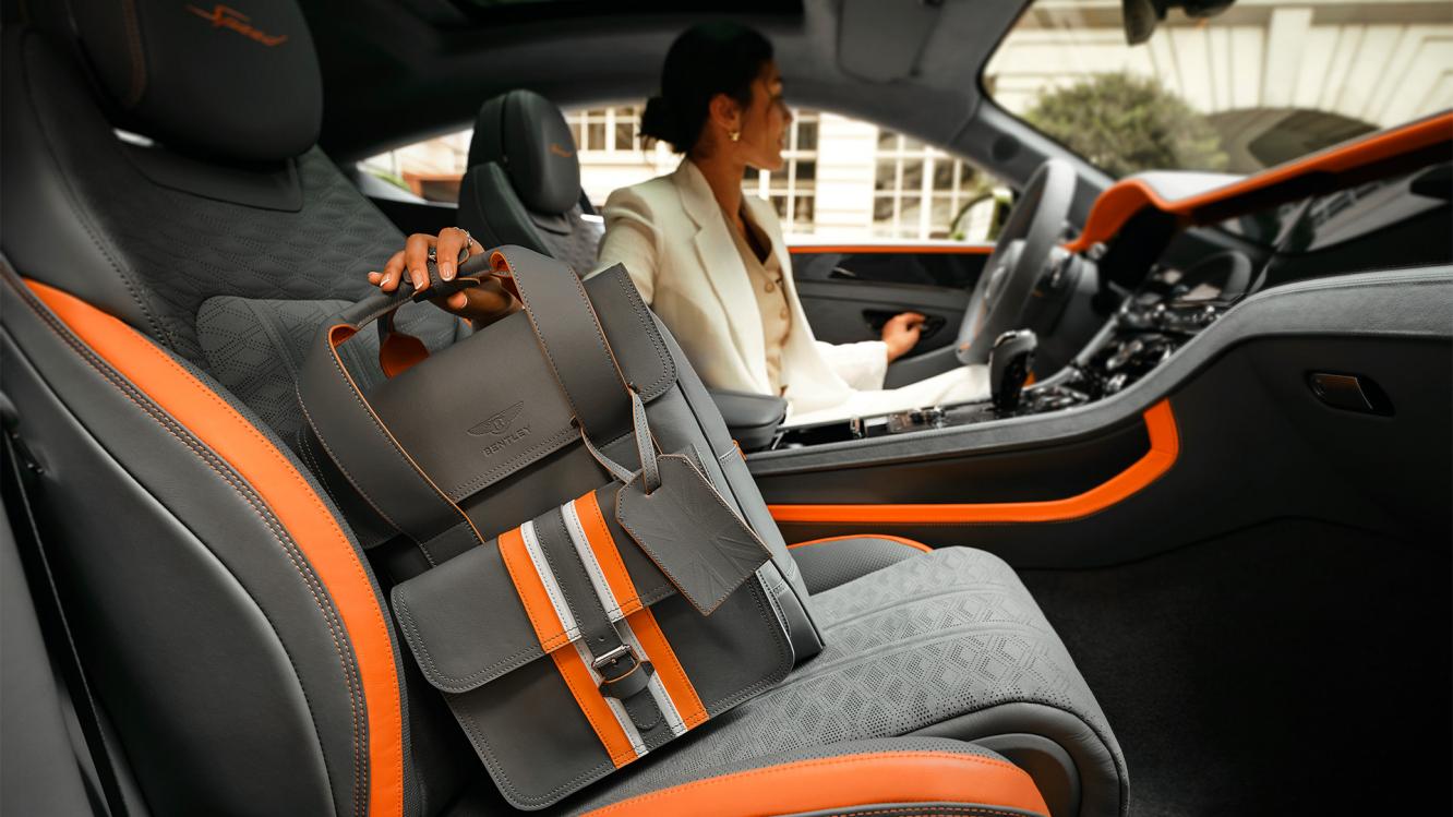 The new limited edition leather luggage from the Bentley Collection designed to match the interior of your new Bentley Continental GT